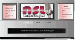Desktop Screenshot of nashvillesonglab.com