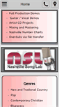 Mobile Screenshot of nashvillesonglab.com